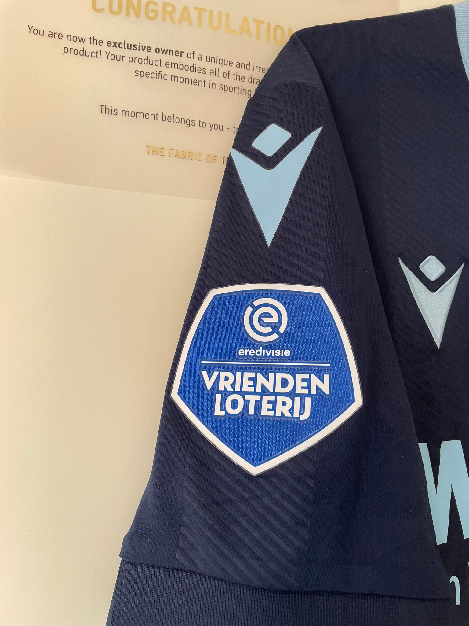 Hopland #17 SC Heerenveen Macron 24/25 Away Matchworn (L)