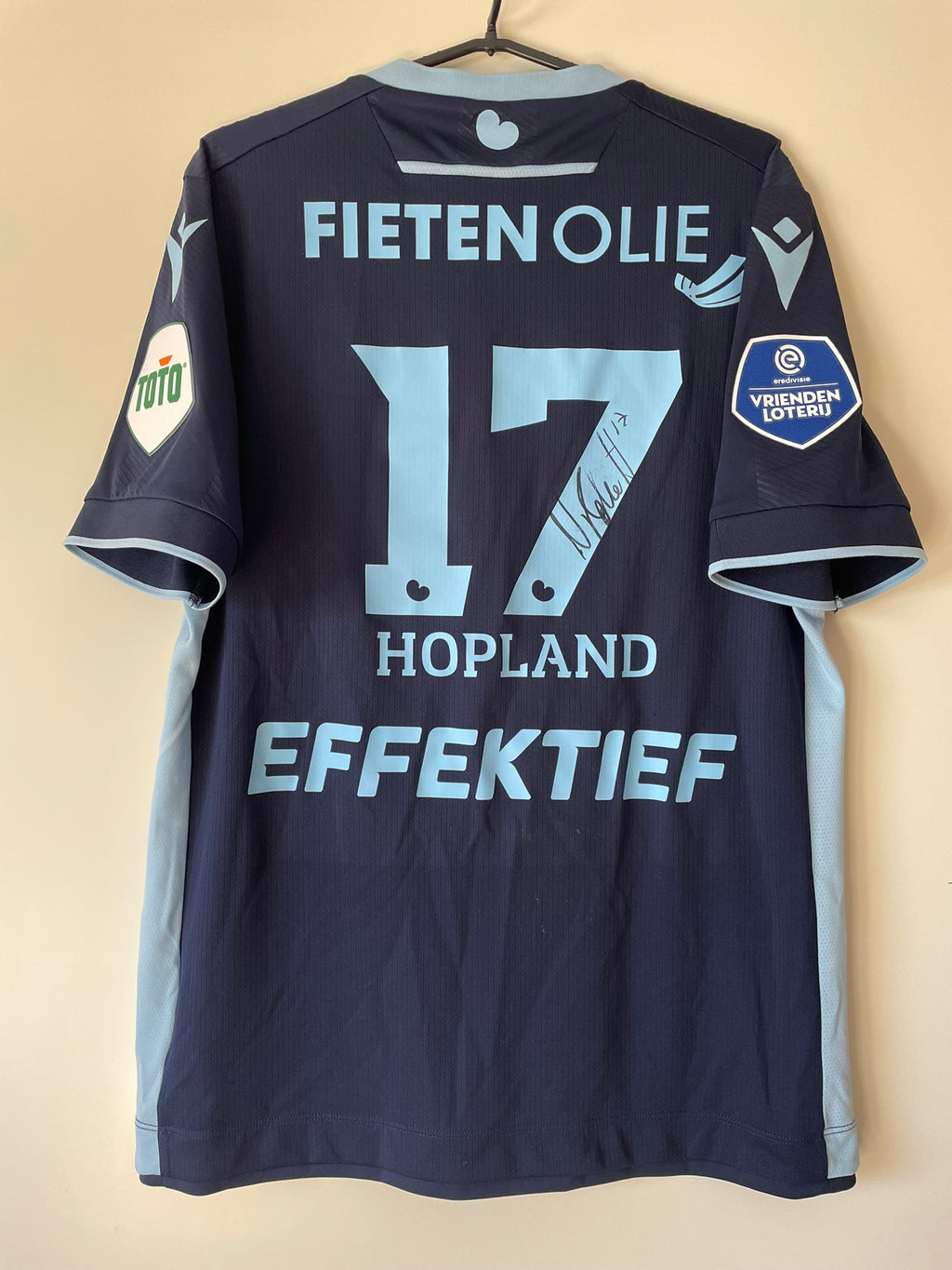 Hopland #17 SC Heerenveen Macron 24/25 Away Matchworn (L)