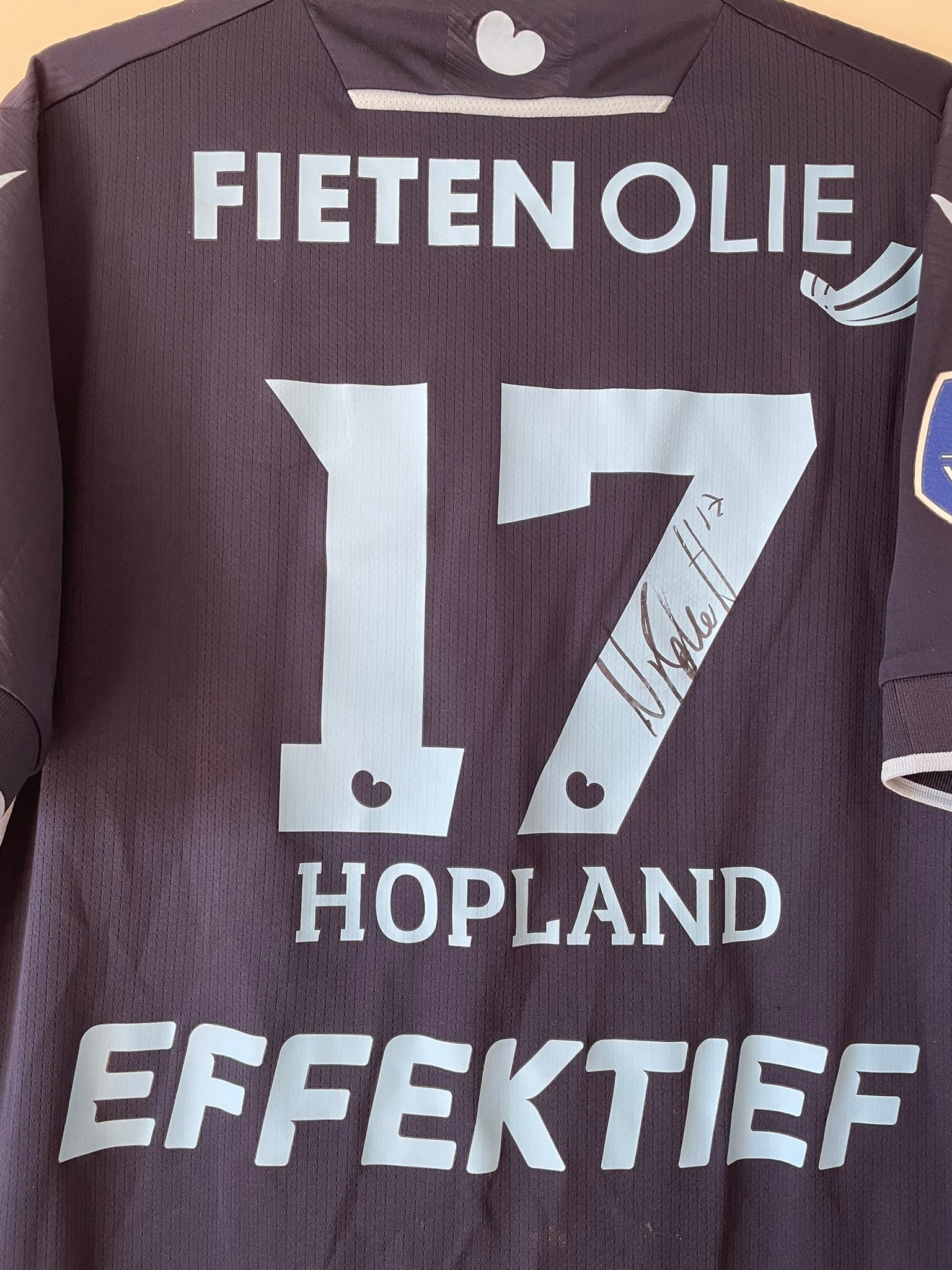 Hopland #17 SC Heerenveen Macron 24/25 Away Matchworn (L)