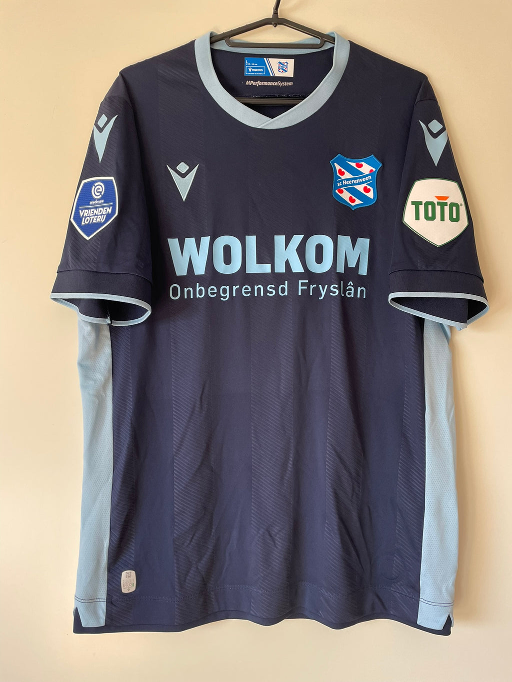 Hopland #17 SC Heerenveen Macron 24/25 Away Matchworn (L)