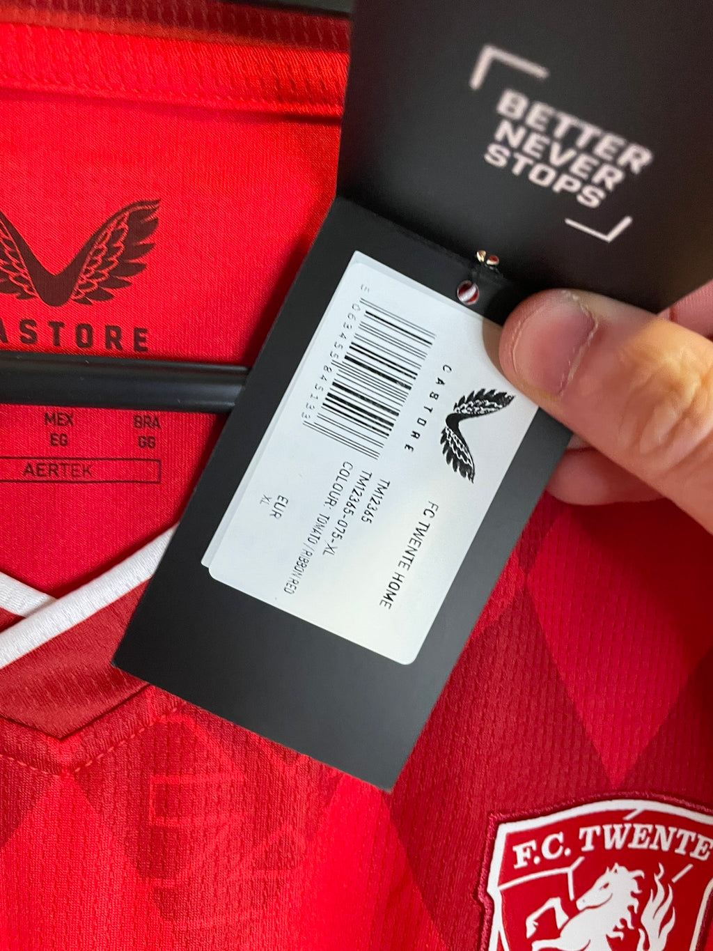 FC Twente Castore 25/26 Home BNWT (XL)