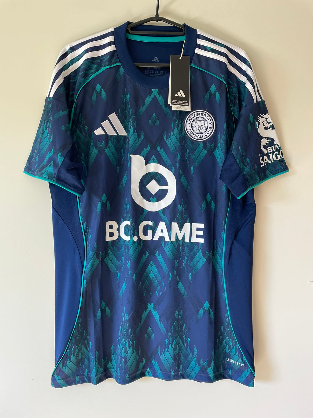Leicester City Adidas 25/26 Away BNWT (M)