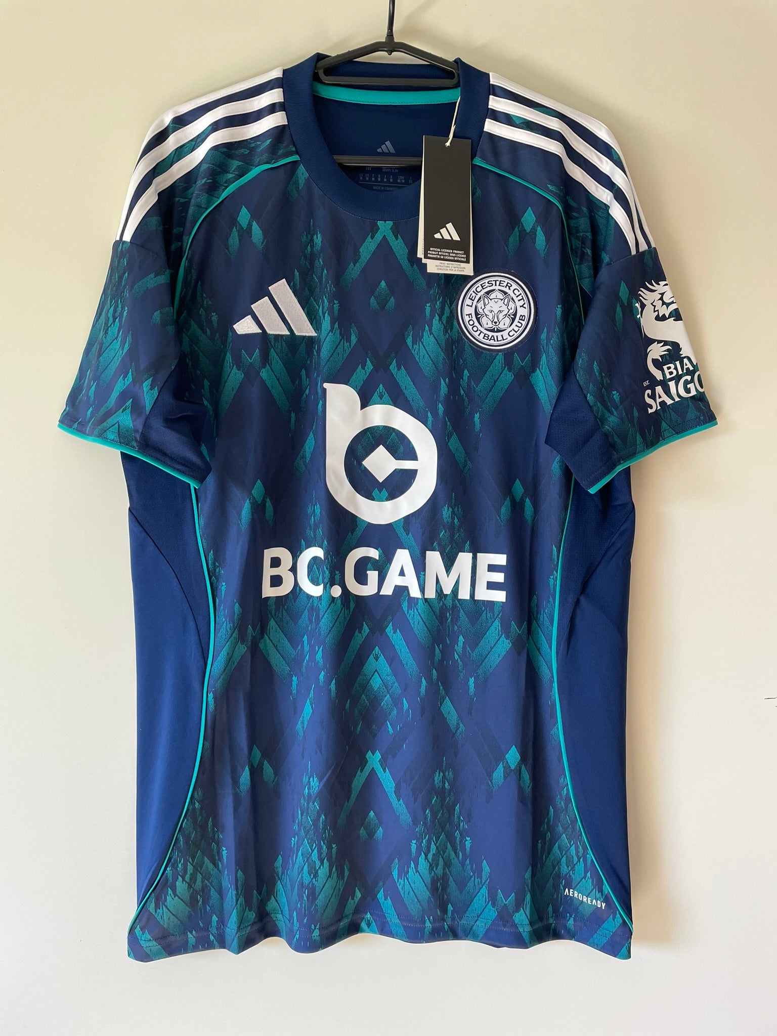 Leicester City Adidas 25/26 Away BNWT (M)