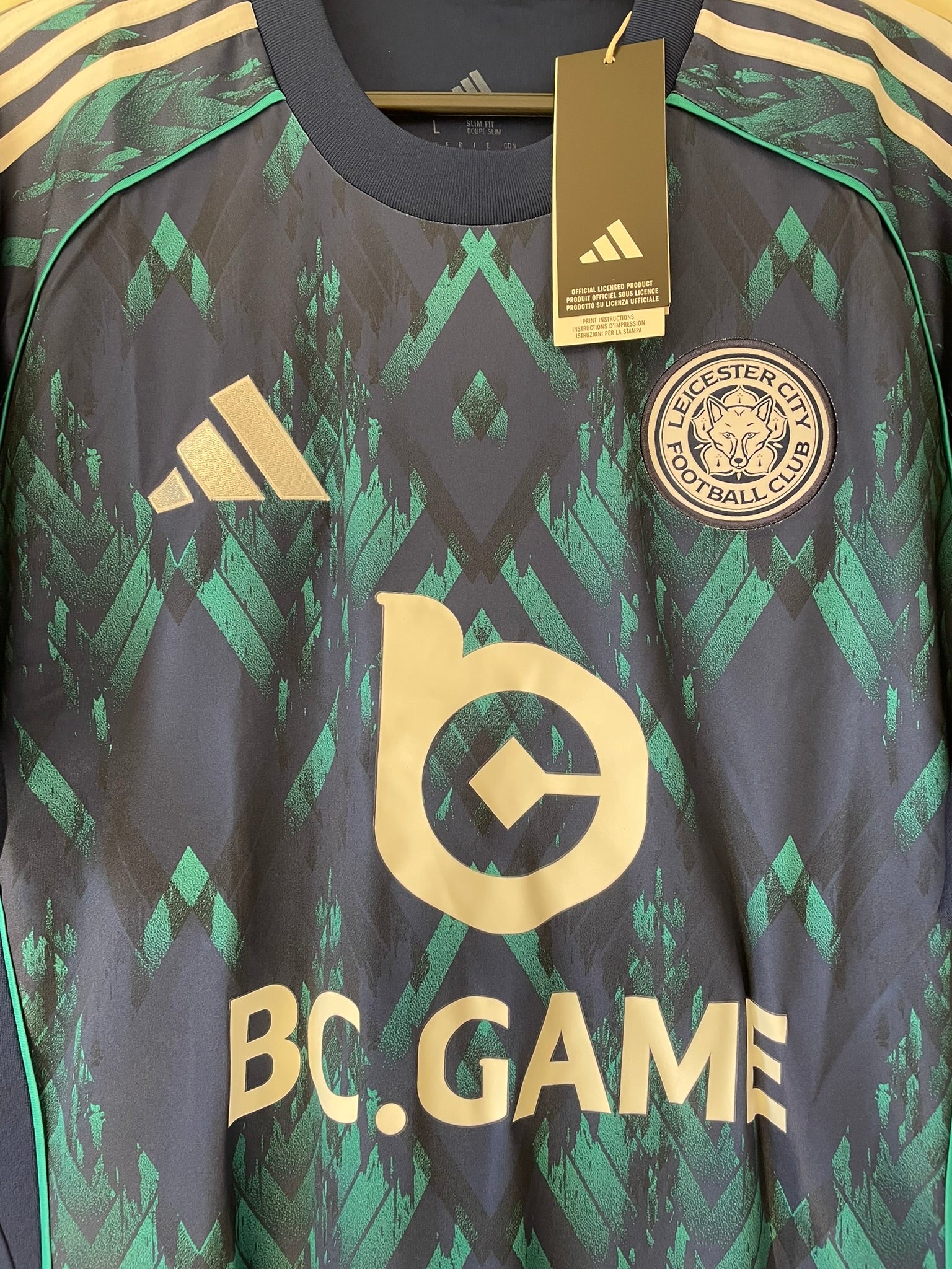 Leicester City Adidas 25/26 Away BNWT (L)