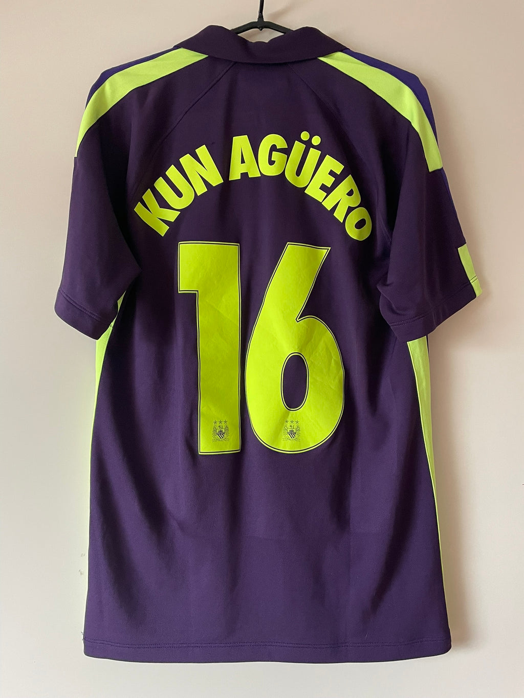 Kun Agüero #16 Manchester City Nike 14/15 Third (S)