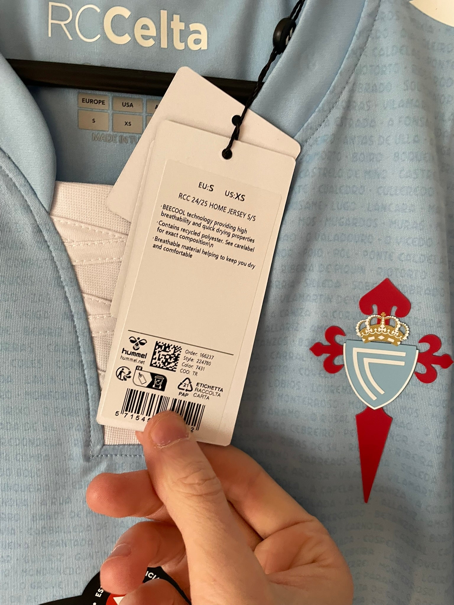 Celta de Vigo Hummel 24/25 Home BNWT (S)