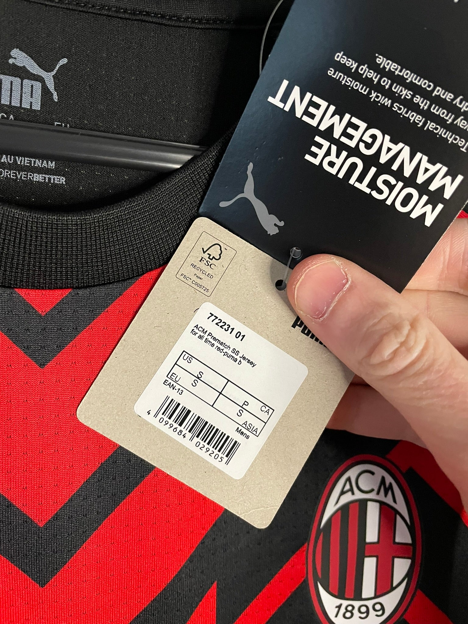 AC Milan Puma 23/24 Pre-Match BNWT (S)
