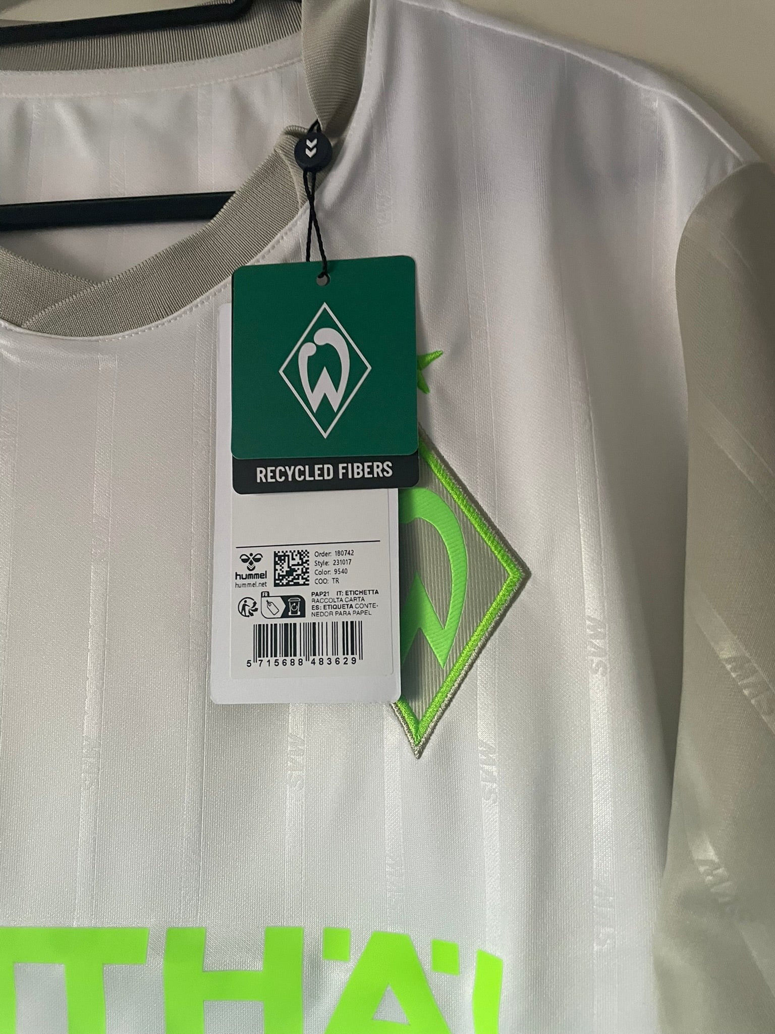 Werder Bremen Hummel 25/26 Away BNWT (L)