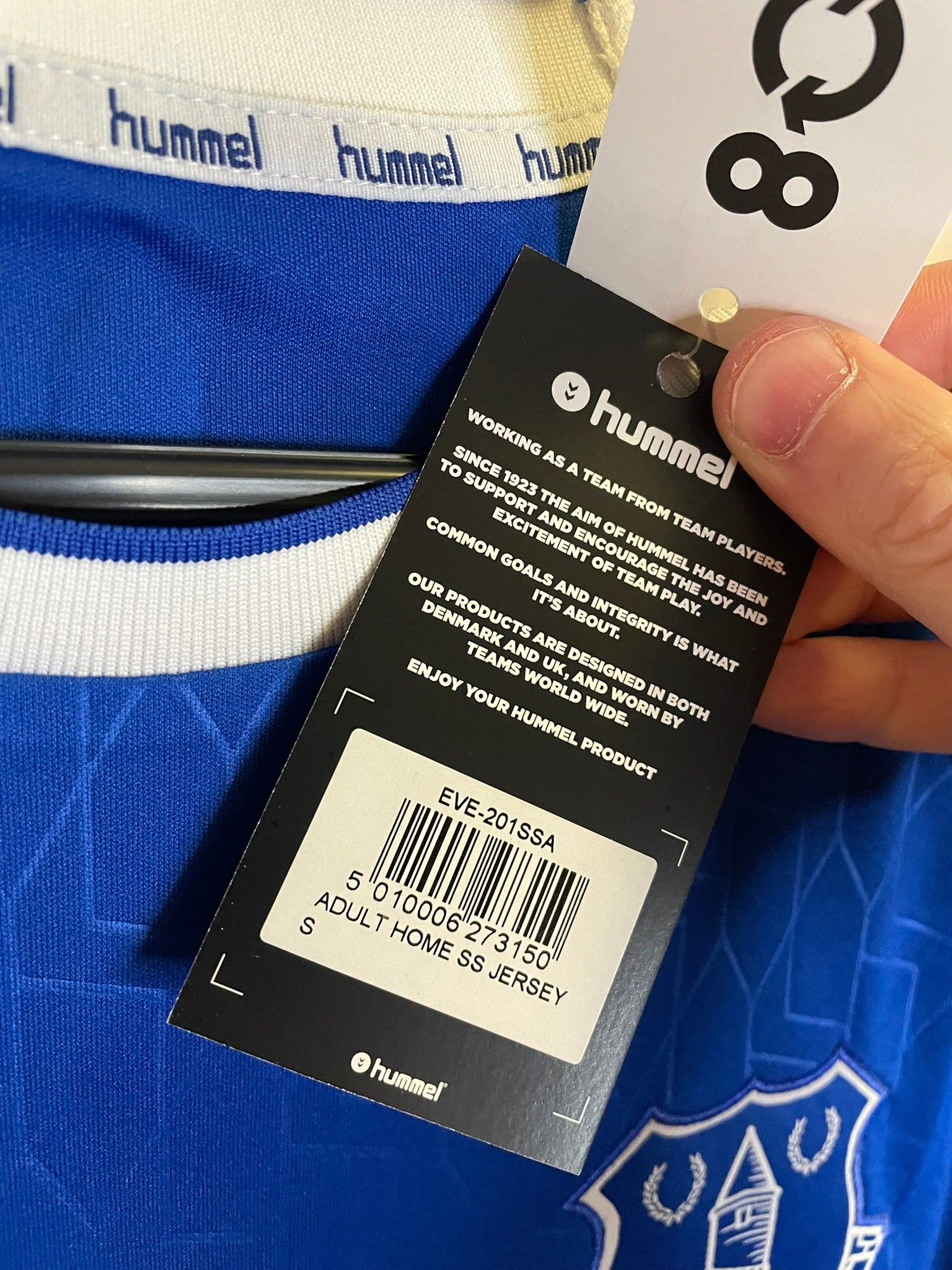Everton FC Hummel 22/23 Home BNWT (S)