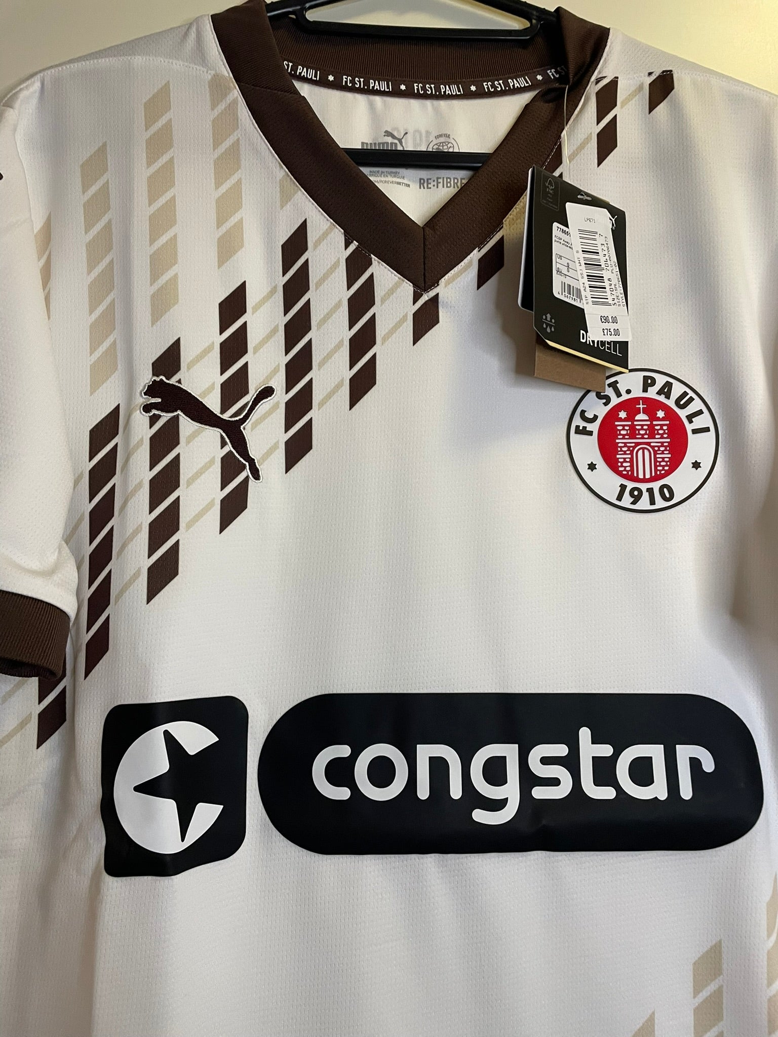 FC St. Pauli Puma 24/25 Away BNWT (S)