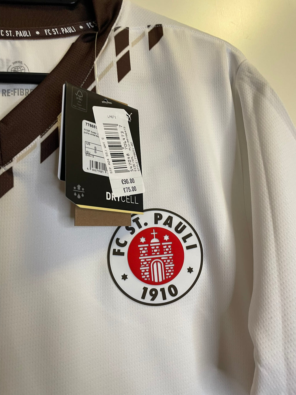 FC St. Pauli Puma 24/25 Away BNWT (S)