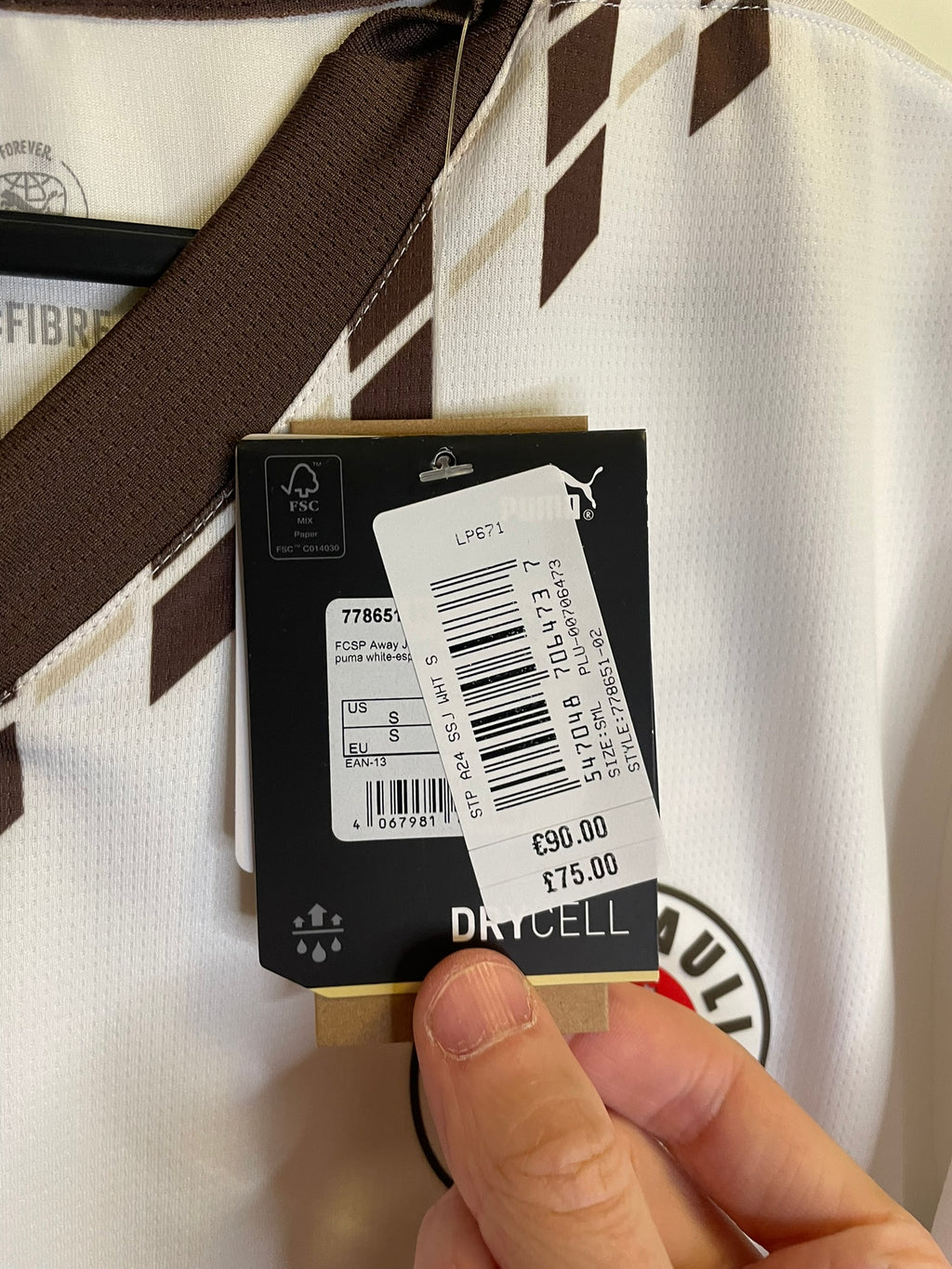 FC St. Pauli Puma 24/25 Away BNWT (S)