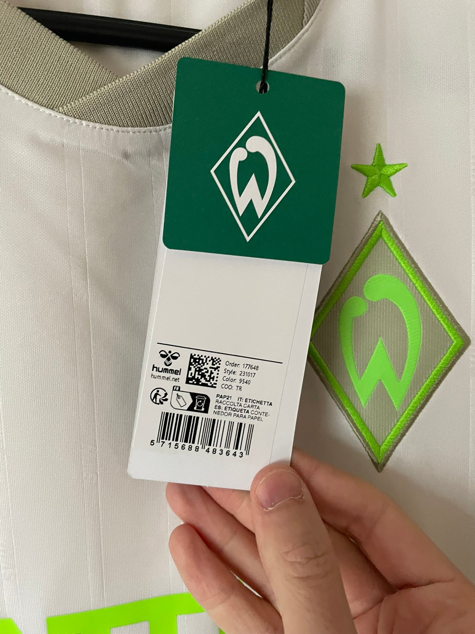 Werder Bremen Hummel 25/26 Away BNWT (M)