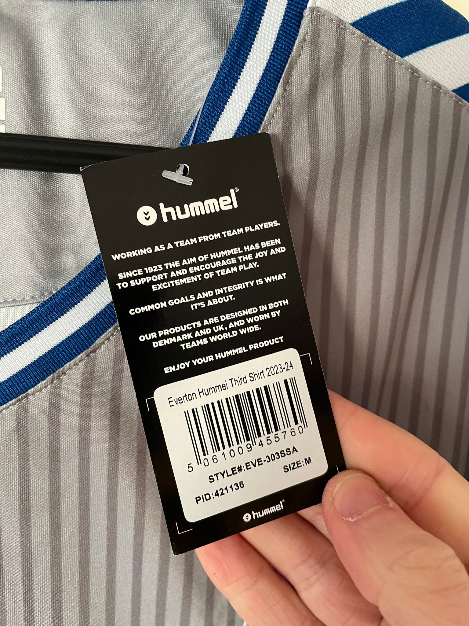 Everton FC Hummel 23/24 Third BNWT (M)