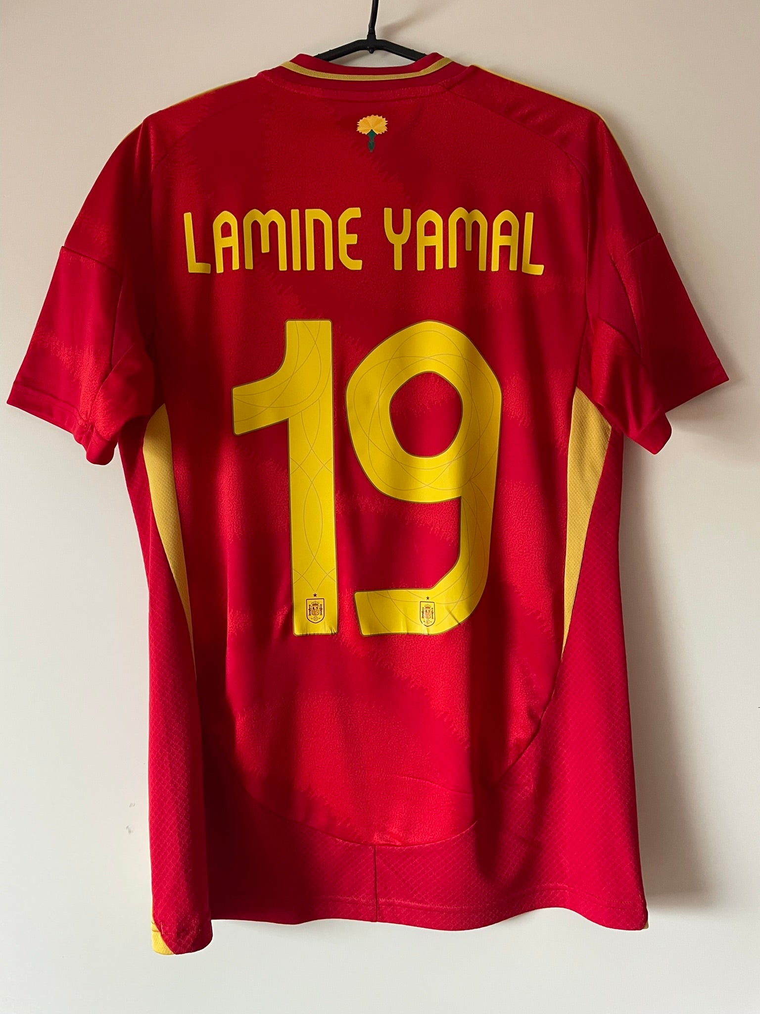 Lamine Yamal #19 Spain Adidas 2024-2026 Home (S)