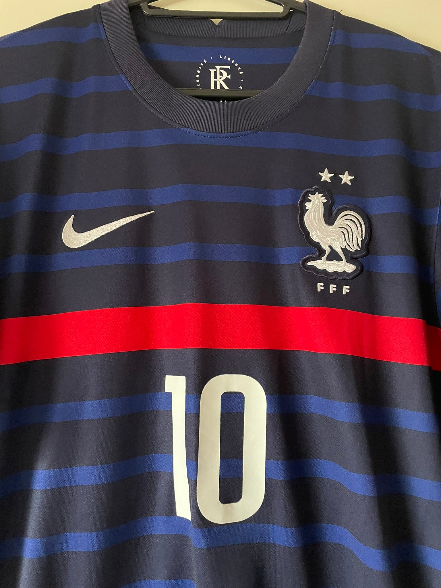 Mbappé #10 France Nike 2020-2022 Home (S)