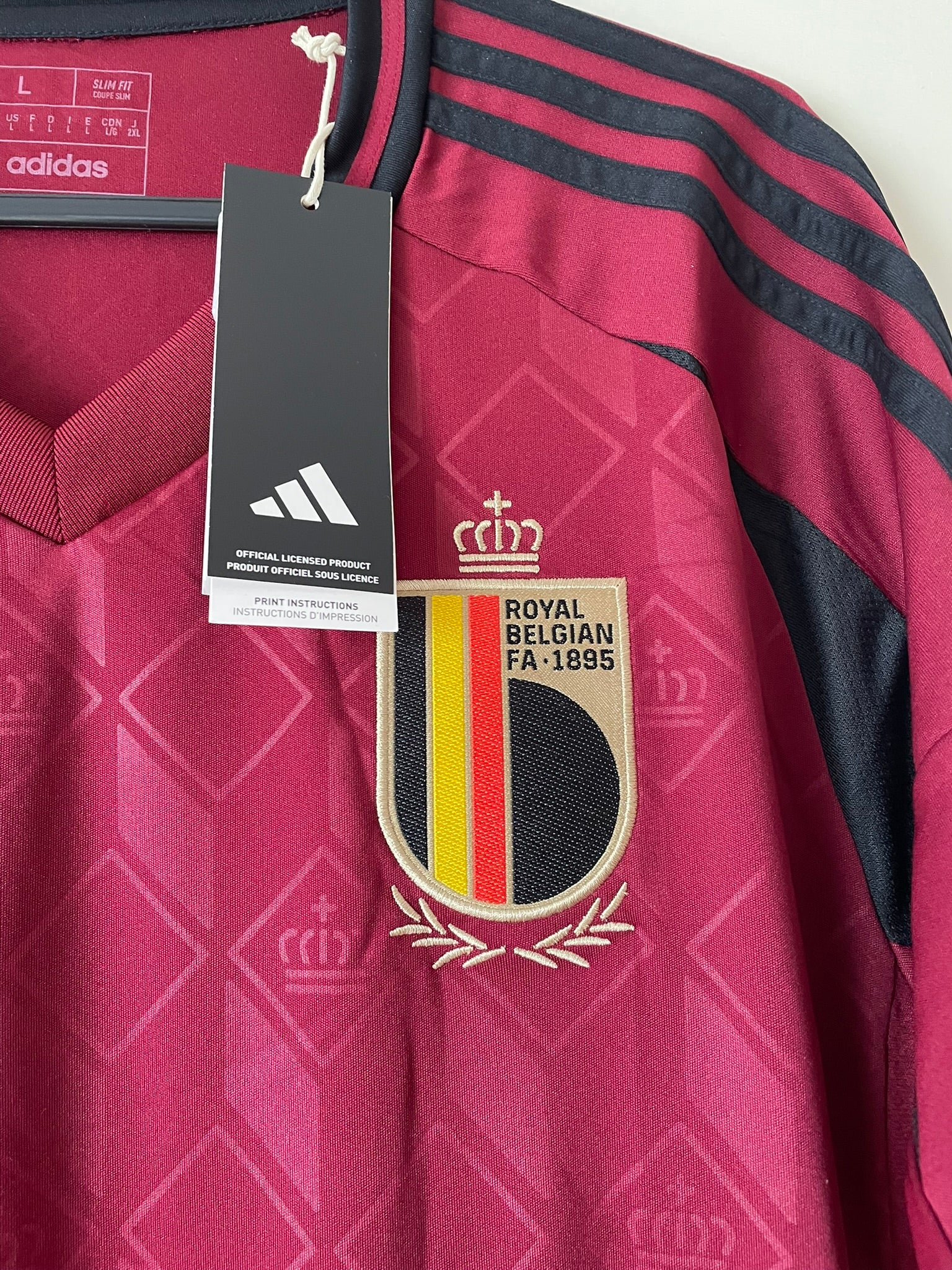 Belgium Adidas 2024-2026 Home BNWT (L)