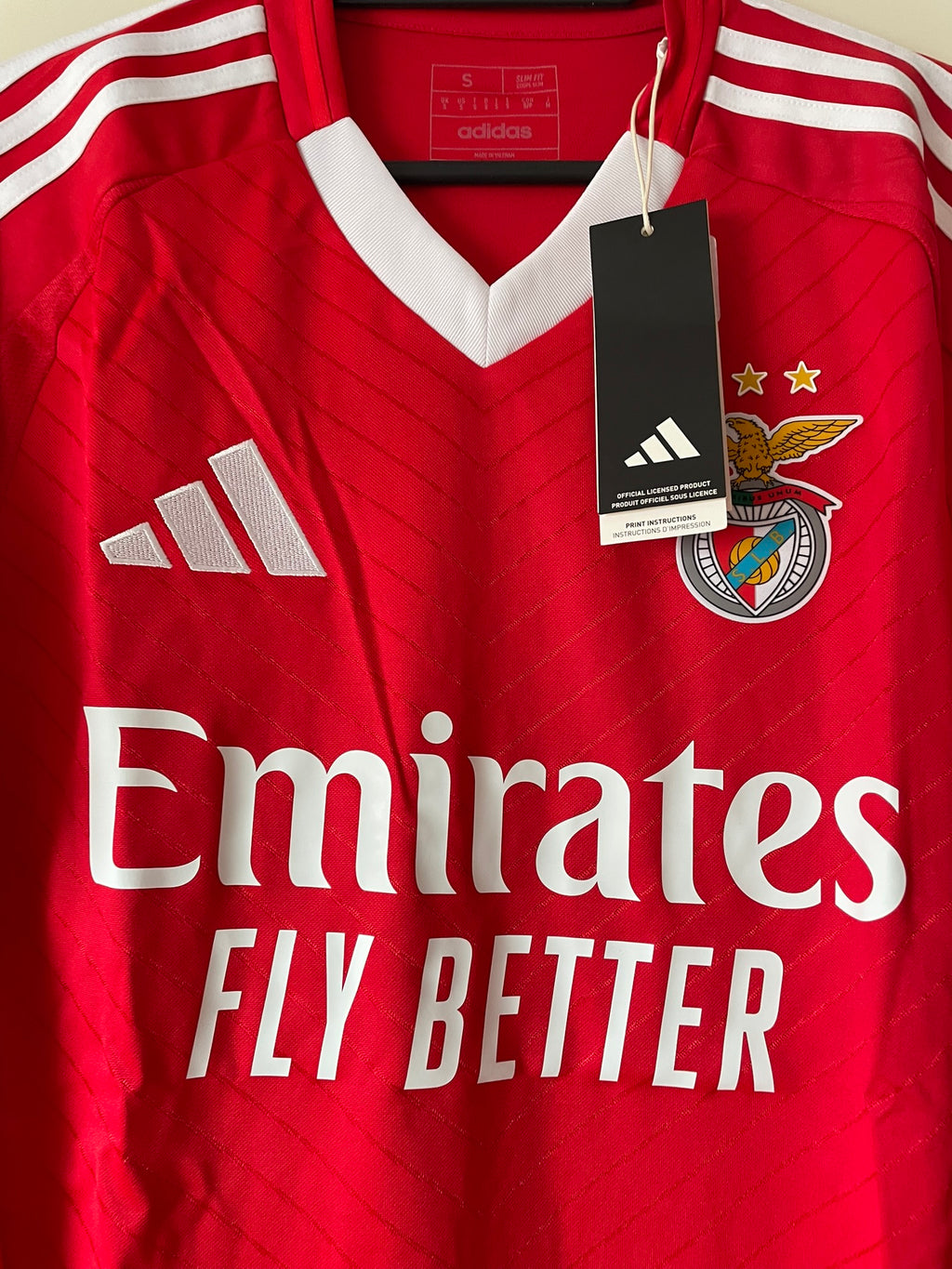 SL Benfica Adidas 24/25 Home BNWT (S)