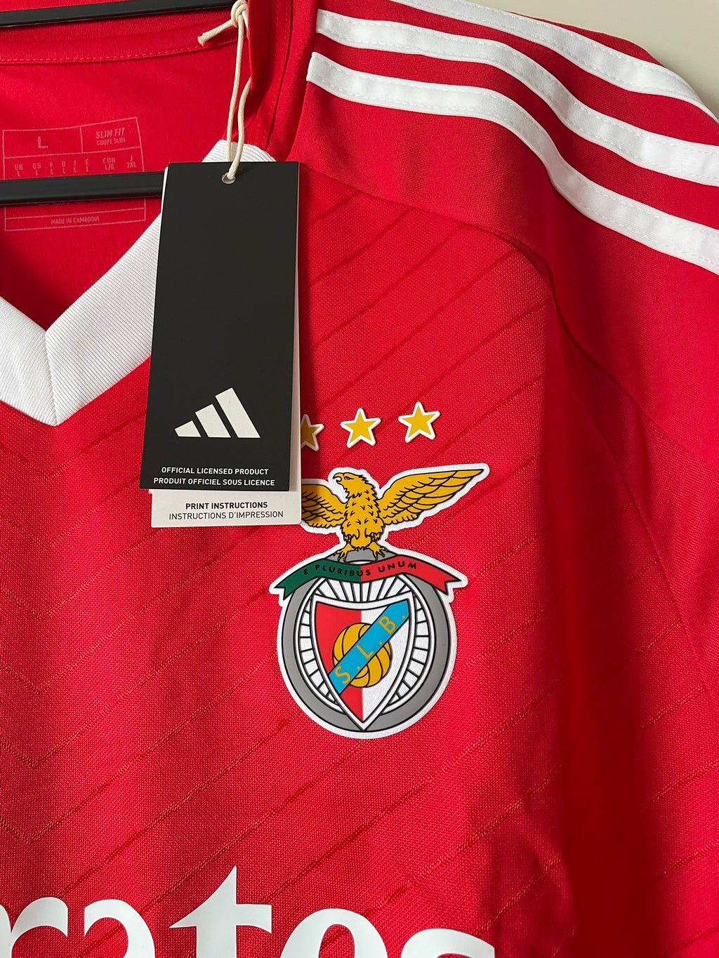 SL Benfica Adidas 24/25 Home BNWT (L)