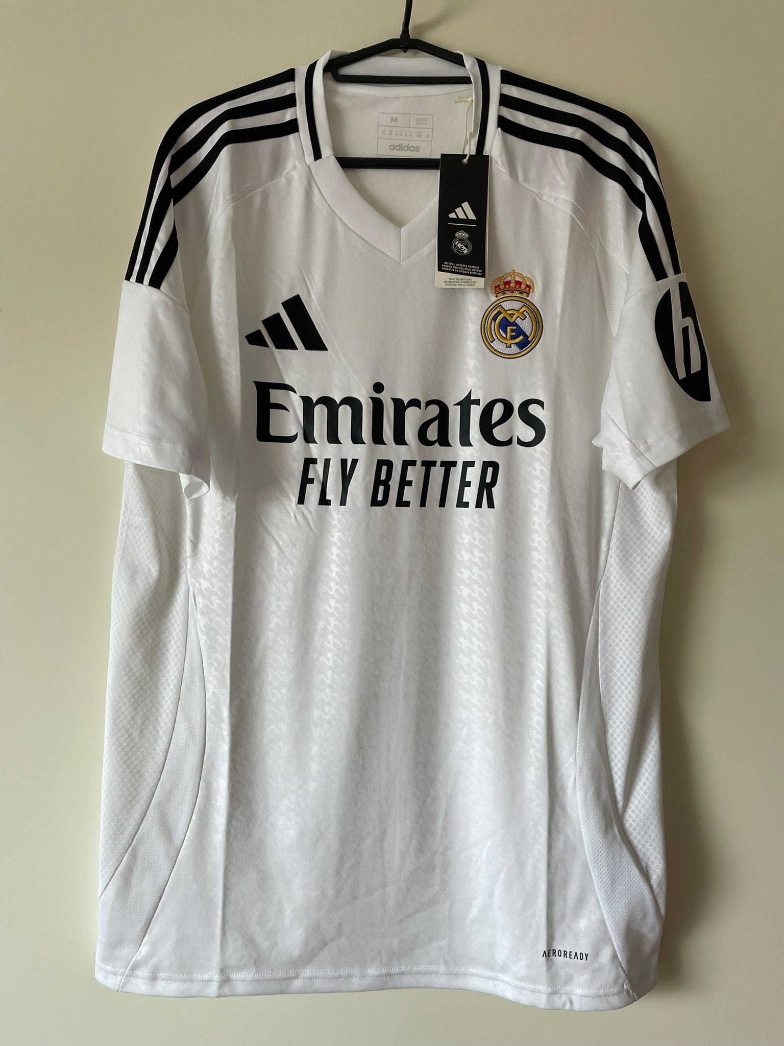 Real Madrid Adidas 24/25 Home BNWT (M)