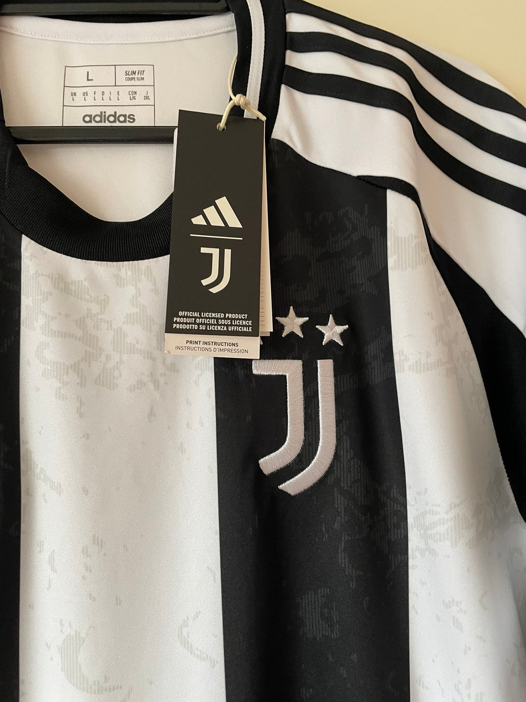 Juventus FC Adidas 24/25 Home BNWT (L)