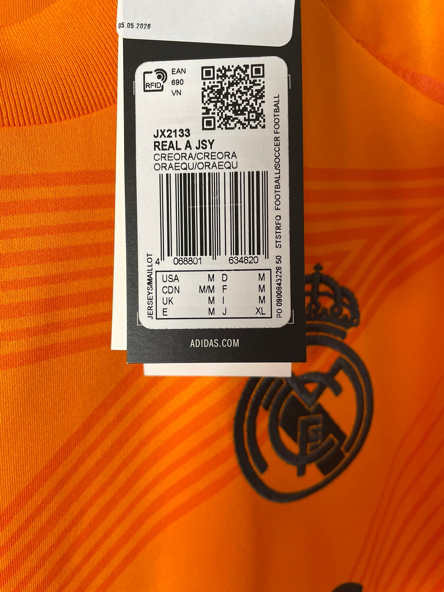 Real Madrid Adidas 24/25 Away BNWT (M)