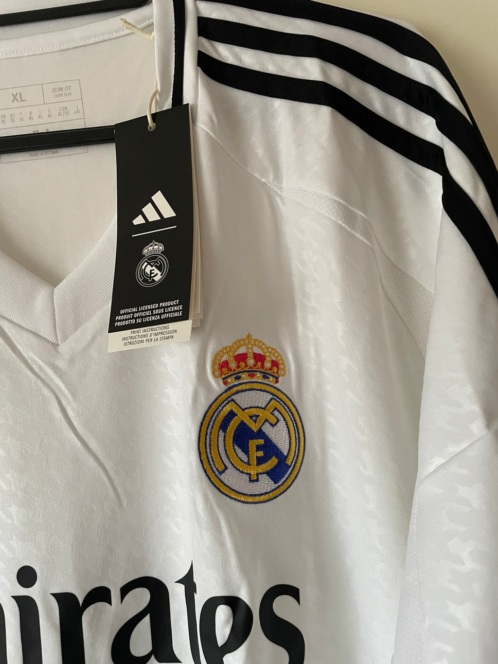 Real Madrid Adidas 24/25 Home BNWT (XL)