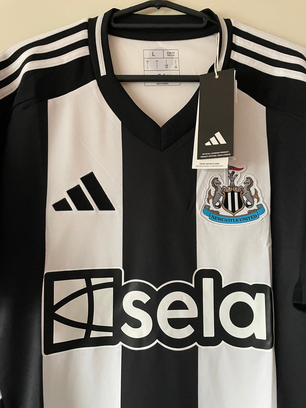 Newcastle United Adidas 24/25 Home BNWT (L)