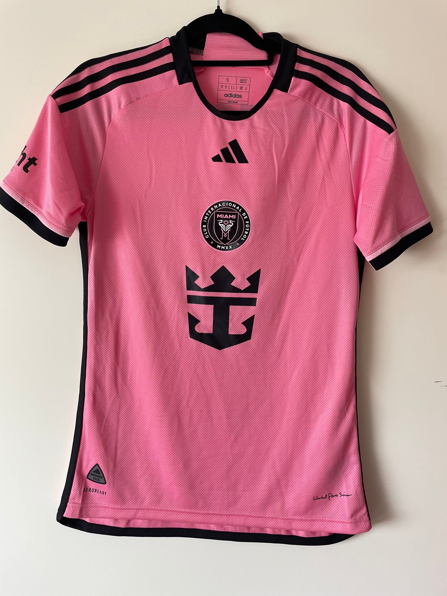 Messi #10 Inter Miami Adidas 24/25 Home Authentic (S)
