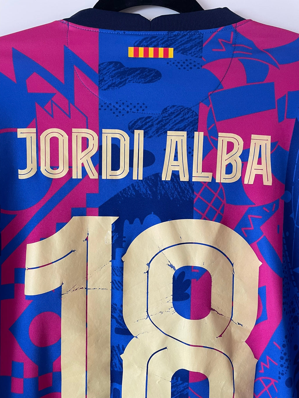 Jordi Alba #18 FC Barcelona Nike 21/22 Fourth (S)