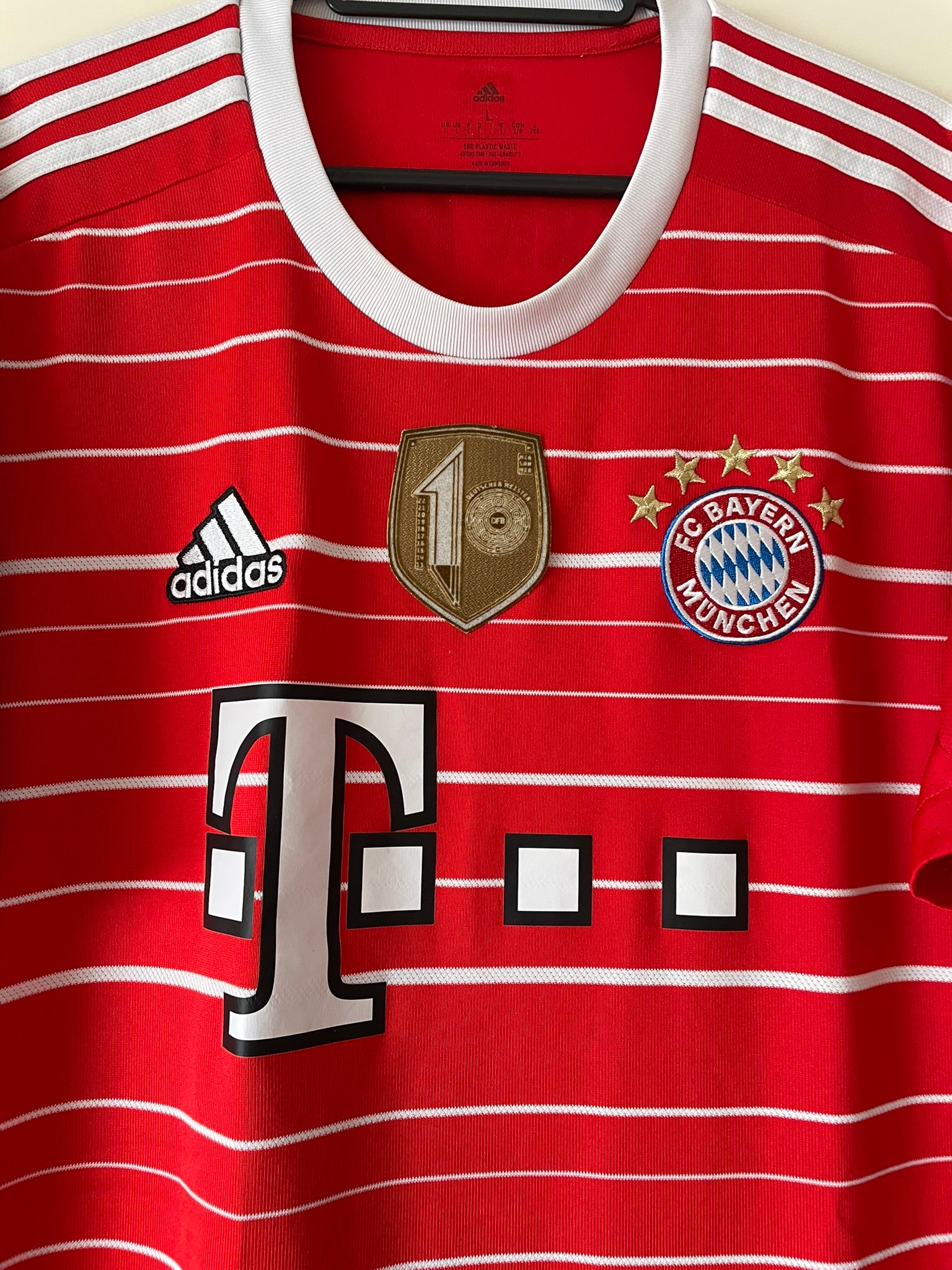 Gravenberch #38 FC Bayern Munchen Adidas 22/23 Home (L)