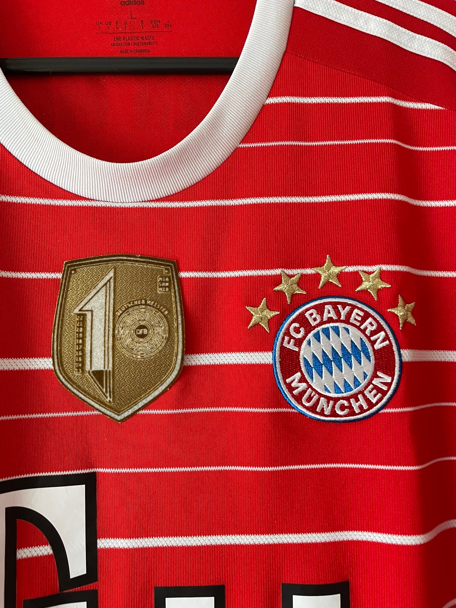 Gravenberch #38 FC Bayern Munchen Adidas 22/23 Home (L)