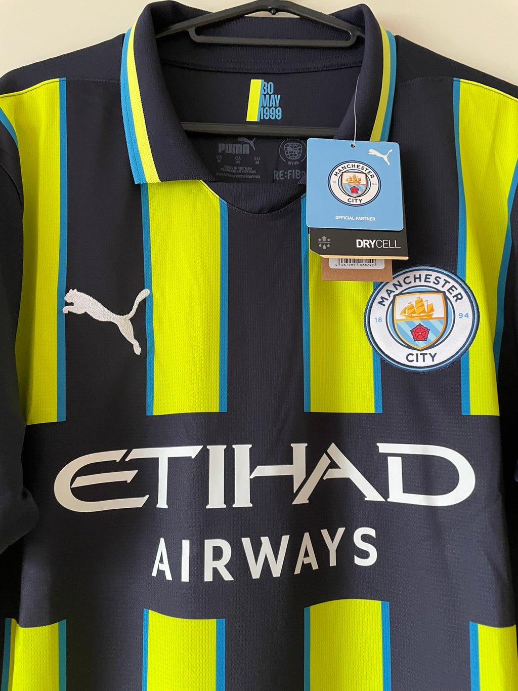 Haaland #9 Manchester City Puma 24/25 Away BNWT (M)