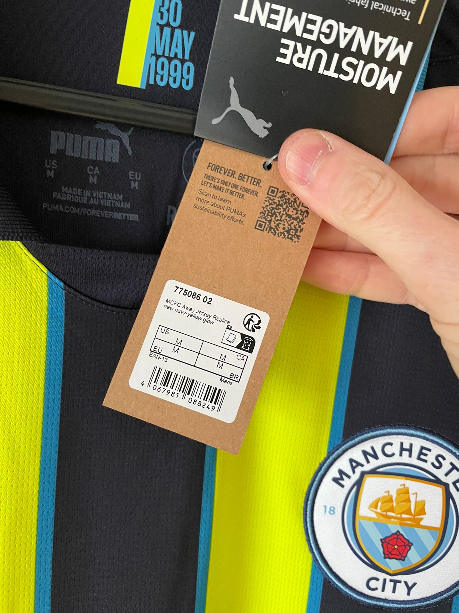 Haaland #9 Manchester City Puma 24/25 Away BNWT (M)