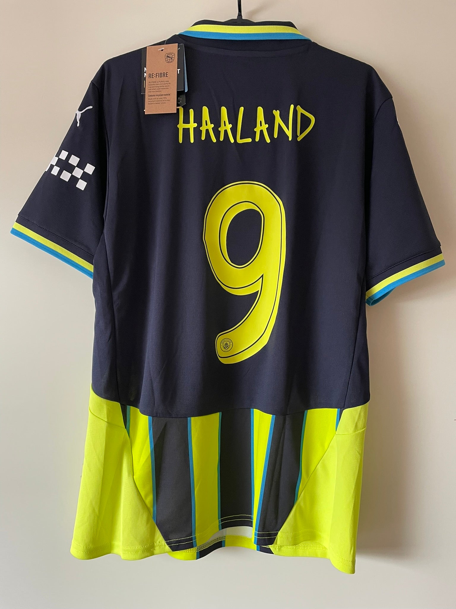 Haaland #9 Manchester City Puma 24/25 Away BNWT (M)