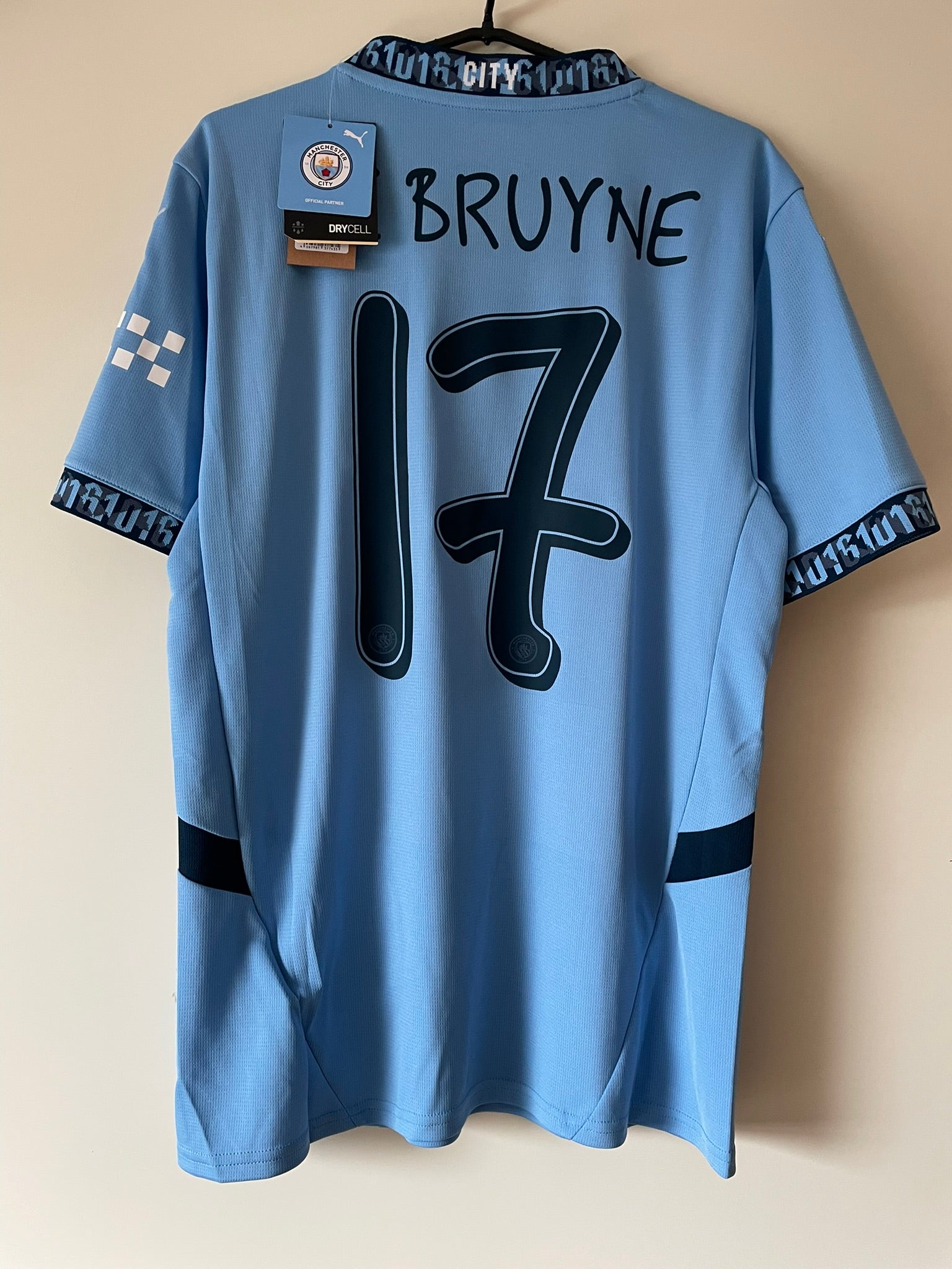 de Bruyne #17 Manchester City Puma 24/25 Home BNWT (M)