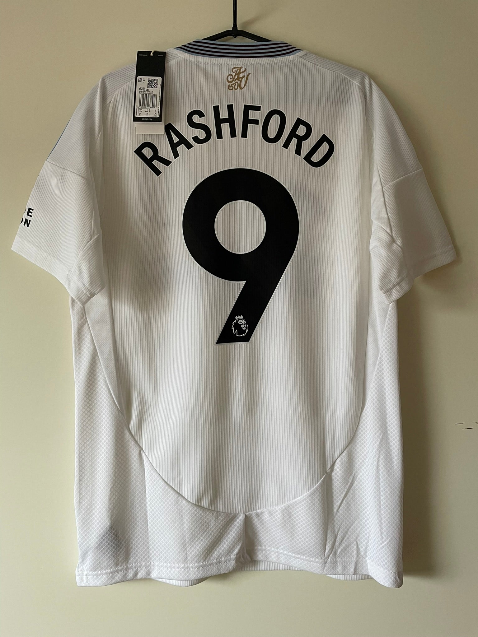 Rashford #9 Aston Villa 24/25 Away BNWT (M)