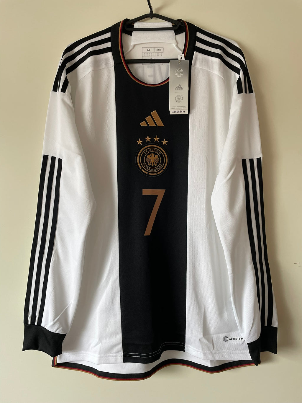 Havertz #7 Germany Adidas 2022-2024 Home BWNT Longsleeve (M)