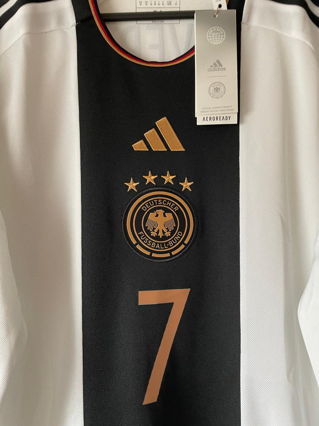 Havertz #7 Germany Adidas 2022-2024 Home BWNT Longsleeve (M)