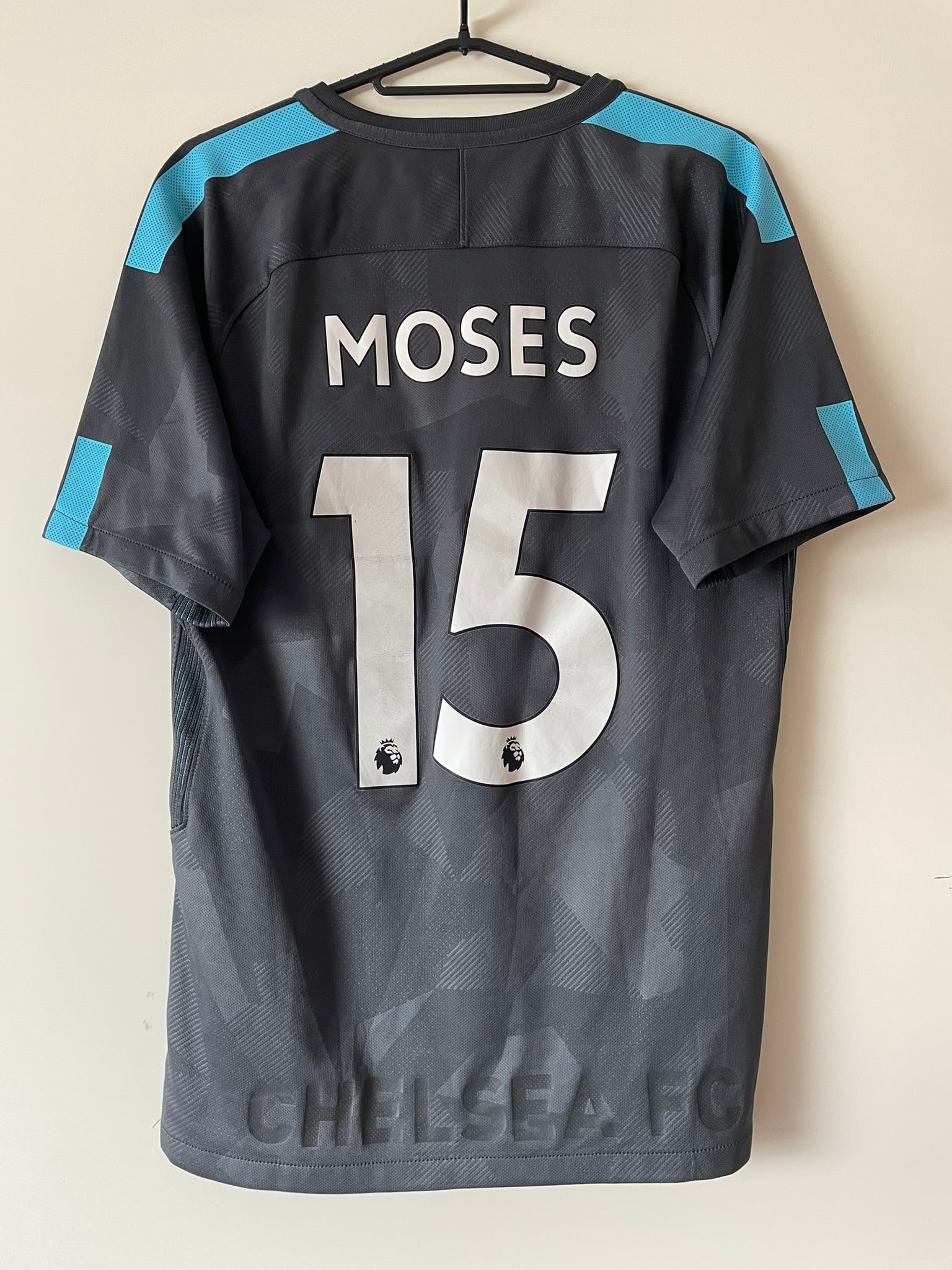 Moses #15 Chelsea FC Nike 17/18 Third (S)
