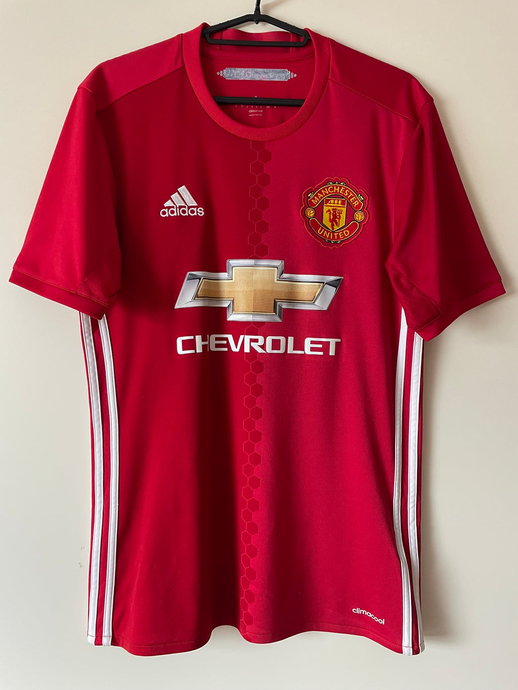 Pogba #6 Manchester United Adidas 16/17 Home (S)