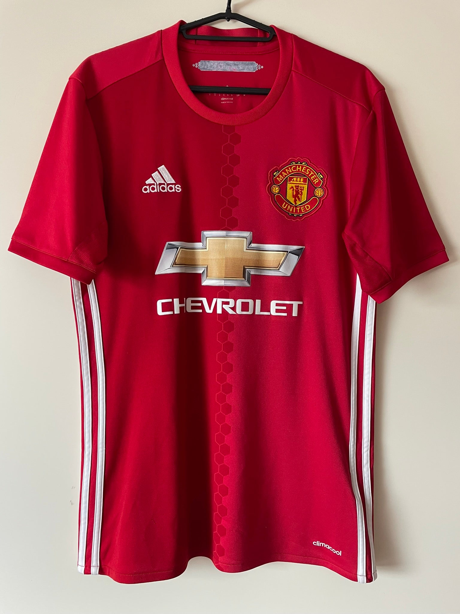Pogba #6 Manchester United Adidas 16/17 Home (S)