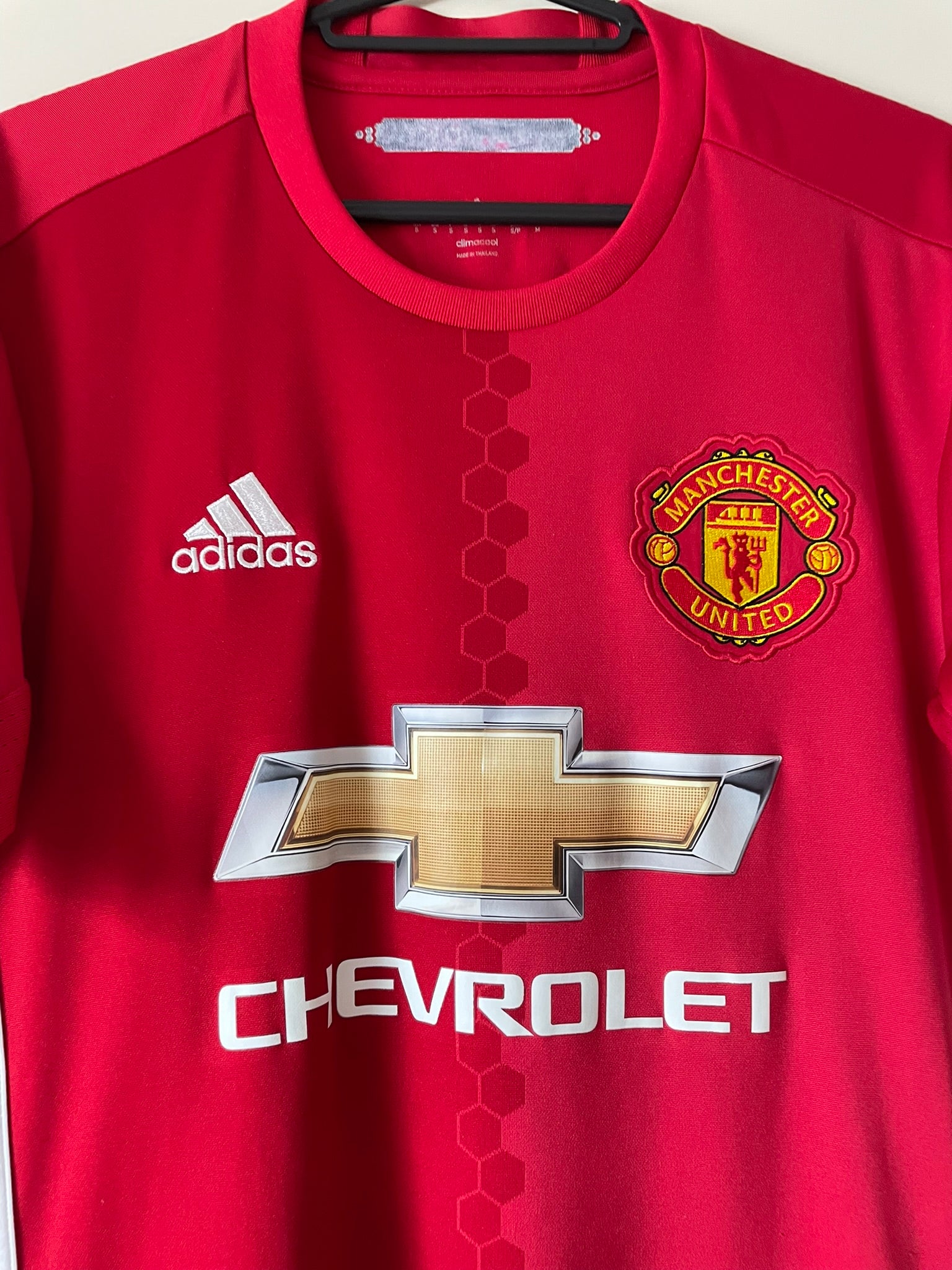 Pogba #6 Manchester United Adidas 16/17 Home (S)