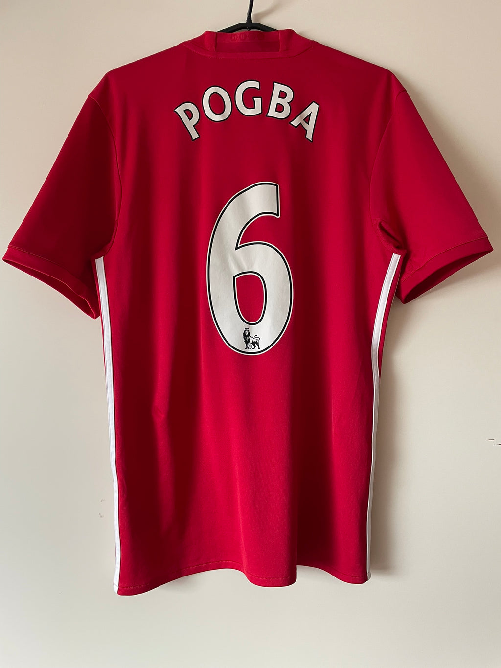 Pogba #6 Manchester United Adidas 16/17 Home (S)