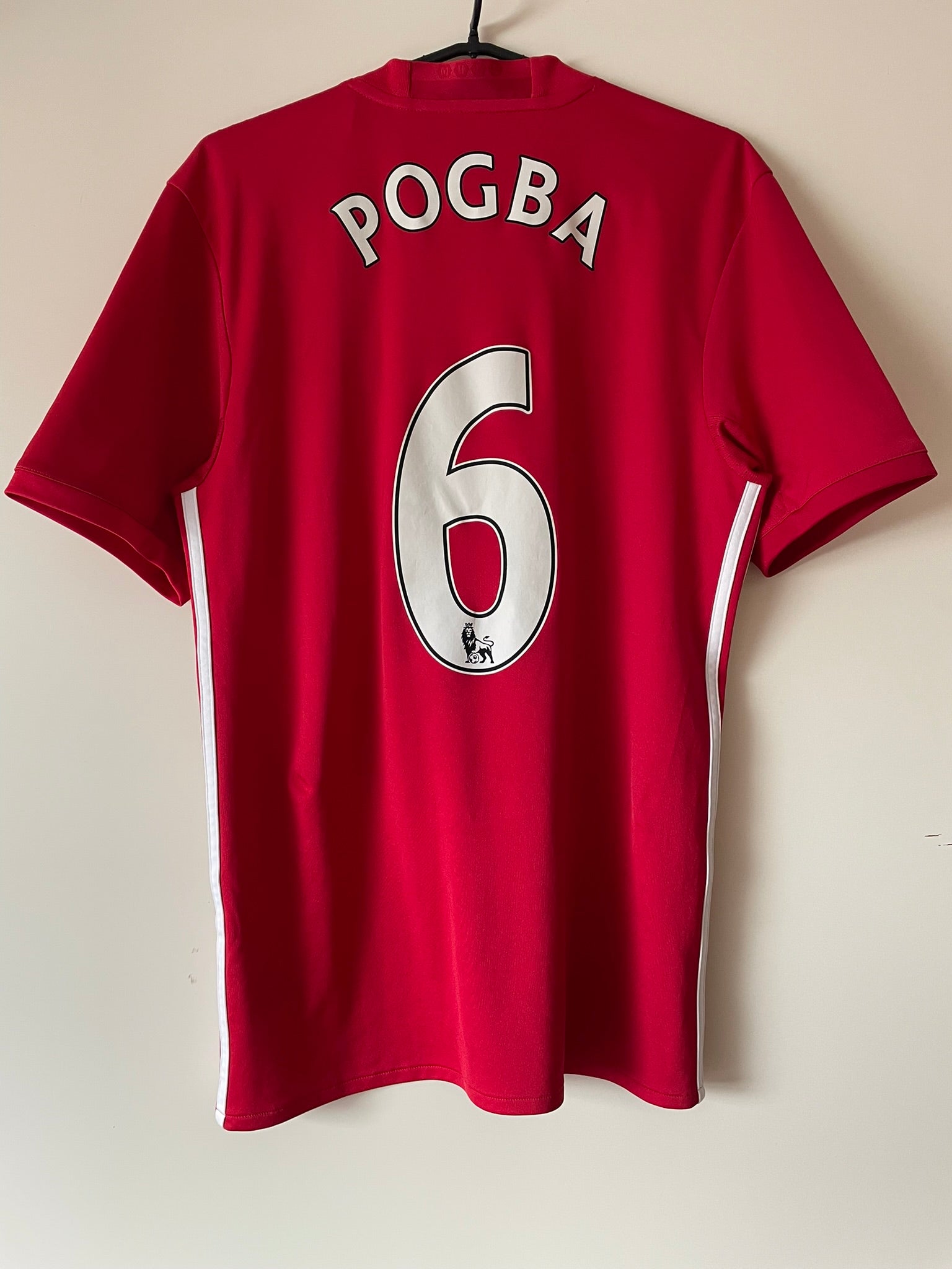 Pogba #6 Manchester United Adidas 16/17 Home (S)