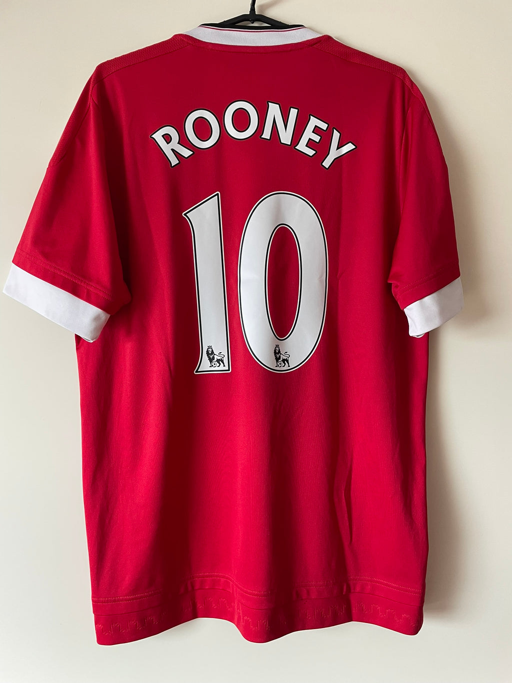 Rooney #10 Manchester United Adidas 15/16 Home (M)