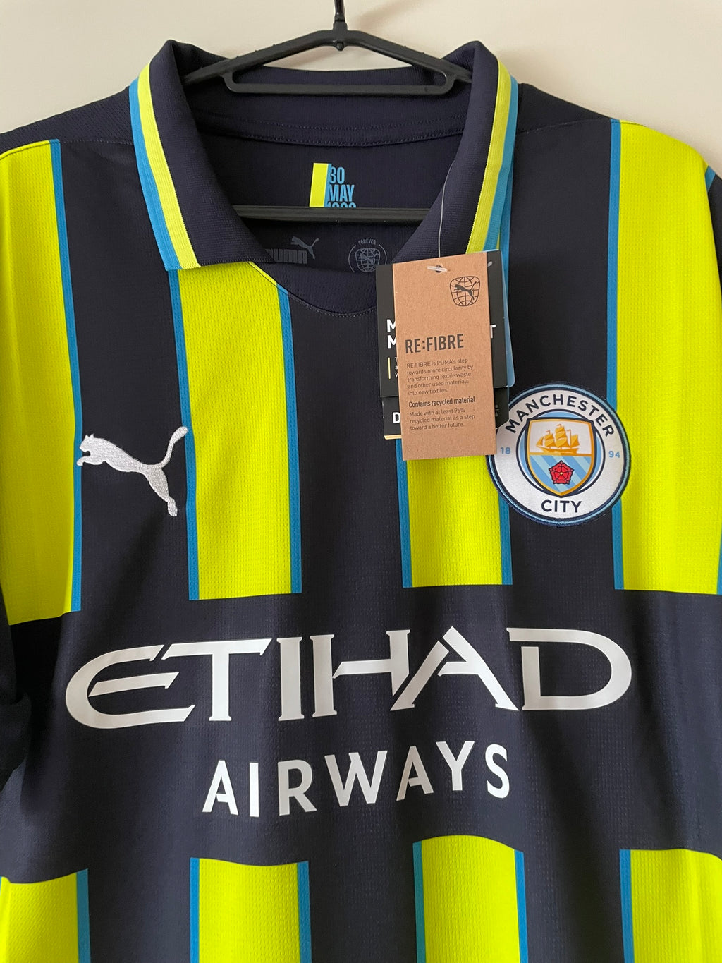Rodri #16 Manchester City Puma 24/25 Away BNWT (M)
