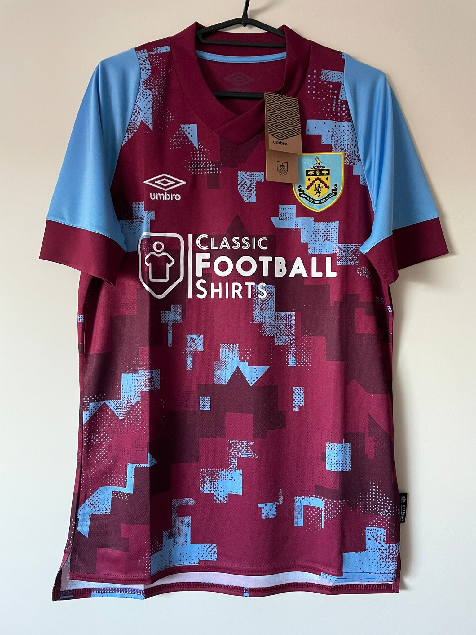 Burnley FC Umbro 22/23 Home BNWT (S)