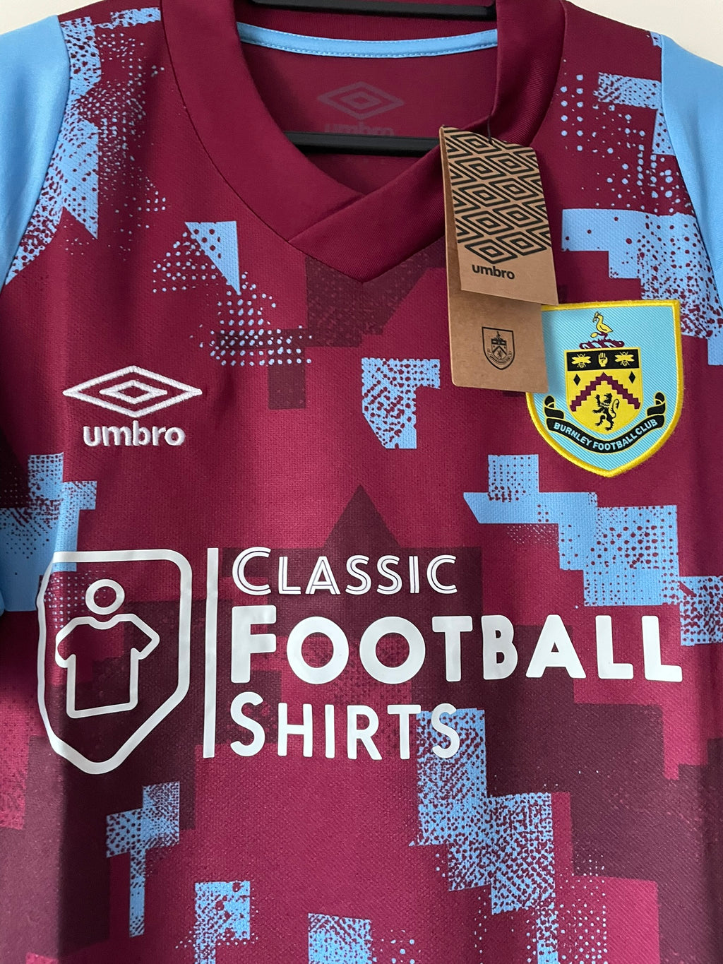 Burnley FC Umbro 22/23 Home BNWT (S)