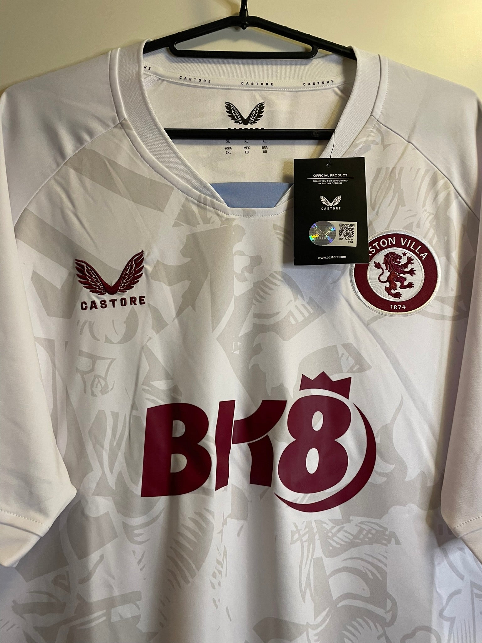 Aston Villa Castore 23/24 Away BNWT (XL)